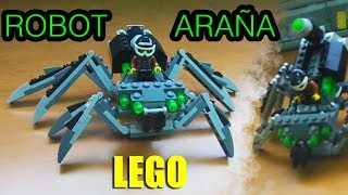 Como hacer un Robot araña LEGO Mr P [upl. by Andryc]