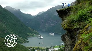 Geirangerfjord Norway Amazing Places [upl. by Akehsyt]