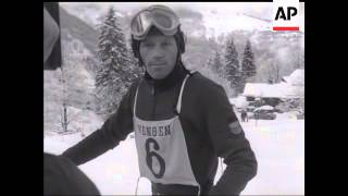 LAUBERHORN SKI RACE  MEN DOWNHILL  NO SOUND [upl. by Ahsinav]