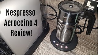 Nespresso Aeroccino 4 Milk Frother Review  Worth upgrading from the Aeroccino 3 [upl. by Holloway]