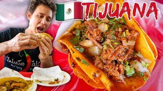 Mexican Street Food in Tijuana 🇲🇽 INSANE TACOS TOUR IN MEXICO 🌮Part 2 [upl. by Nylareg]