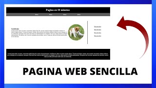 CREAR PAGINA WEB SENCILLA EN 10 MINUTOS con HTML y CSS  Tutorial [upl. by Nytsuj514]