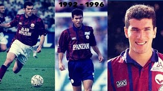 Zinedine Zidane  Bordeaux • Overall 1992  1996 •  Skills Goals Assists [upl. by Wunder633]