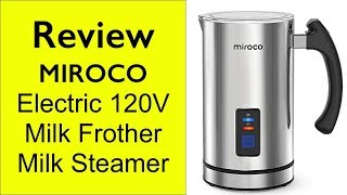 Review Miroco Milk Frother  How to make froth milk at home [upl. by Kristy175]