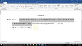 How to Cite an Article in APA Style Format Quick Demo [upl. by Hanonew586]