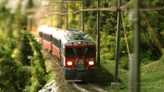 Model Trains from Switzerland The Rhaetian Railway RhB  Metre gauge and electrified [upl. by Hna408]