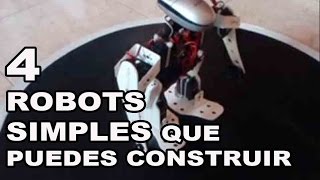 4 Robots Simples que puedes Construir [upl. by Baler]