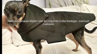 Hundemantel Dogcoat Tutorial selbernähen [upl. by Caldera]