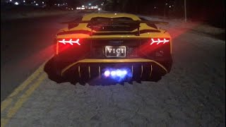 Straight piped Lamborghini Aventador SV Pure sound [upl. by Teik252]