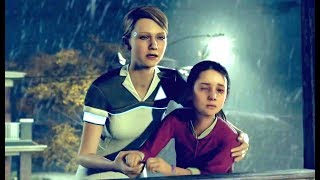 DETROIT BECOME HUMAN  Kara Alice and Todd All Choices  Stormy Night All Endings [upl. by Ynaffital]