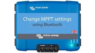 Change MPPT settings using Bluetooth [upl. by Amathiste]