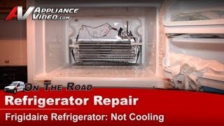 Frigidaire Refrigerator Repair  Not Cooling  Thermostat [upl. by Rhianon]