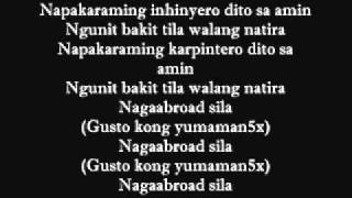 Gloc 9  Walang Natira wLYRICS [upl. by Riana]