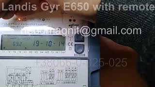 Landis Gyr E650 with remote control [upl. by Hsina]