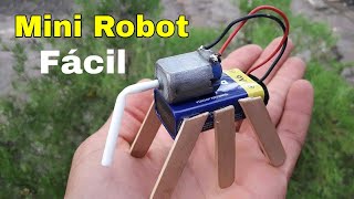 Cómo Hacer Un Mini Robot Casero En 3 Minutos  Súper Fácil [upl. by Ahsenaj]