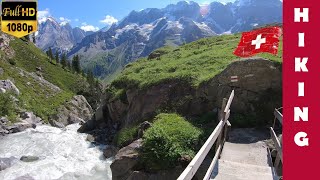 Hiking in Switzerland 3 Oberhornsee Lauterbrunnen  Berner Oberland [upl. by Annovahs844]