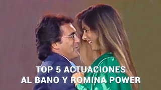 TOP 5 AL BANO Y ROMINA POWER ACTUACIONES EN DIRECTO [upl. by Ossy50]