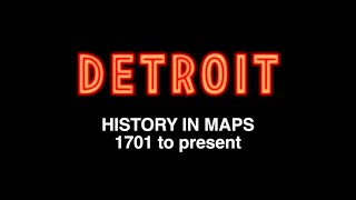 🕒 The timelapse history of Detroit in 8 minutes 🕔 [upl. by Ambler]