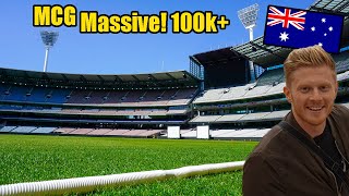 MCG MELBOURNE Cricket Ground  Stadium Tour 1  Capacity Over 100000 [upl. by Etneciv]