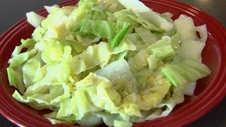 Sauteed Cabbage Recipe  How To Cook Cabbage [upl. by Juliane16]