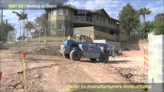 Telehandler Safety Video [upl. by Benedikta934]