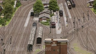 One of Germanys finest and most famous and superb model railway with steam trains in HO scale [upl. by Akemaj]