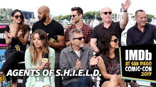 quotAgents of SHIELDquot Say Farewell to the Marvel Universe At San Diego ComicCon [upl. by Dowski16]