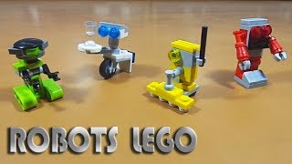 Como hacer 4 robots de Lego Mr P [upl. by Mosira]