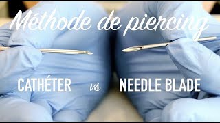 Piercing catheter vs needle blade [upl. by Siriso]