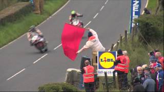 GUY MARTIN Crash Ulster GP Review 2015 [upl. by Nnyltiac798]