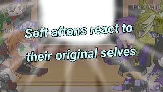 Soft Aftons react to their original selves opposite Virgil\ virgil afton au my au [upl. by Akeme188]