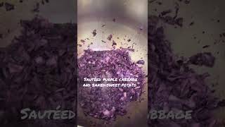 Sautéed purple cabbage [upl. by Nalyr]