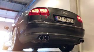 Audi S8 52FSI V10 with Milltek exhaust sound [upl. by Susanetta769]