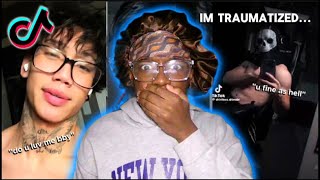 REACTING TO TIKTOK THIRST TRAPS Im traumatized [upl. by Bibah]