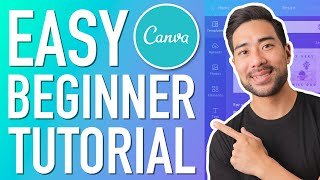 HOW TO USE CANVA FOR BEGINNERS  EASY CANVA TUTORIAL [upl. by Aeiram]