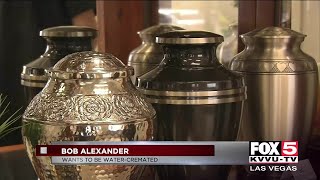 Las Vegas funeral home offers water cremation [upl. by Attehcram514]