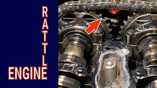 Timing Chain Noise  diagnose amp replacement  Mercedes [upl. by Llewellyn]