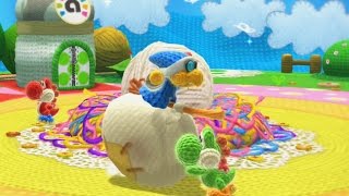 Yoshis Woolly World 100 Walkthrough Part 1  World 1 [upl. by Broida]