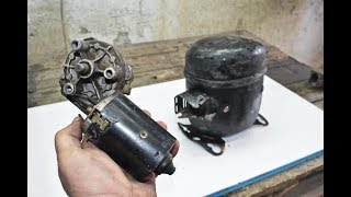 4 WAYS HOW TO REUSE OLD REFRIGERATOR MOTOR COMPRESSOR [upl. by Nylannej571]