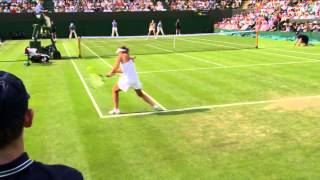 2013 Day 3 Highlights Michelle Larcher De Brito v Maria Sharapova [upl. by Oinotna163]