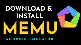 How To Download and Install MeMu Play on PC Laptop  MeMu Android Emulator for PC [upl. by Grekin]