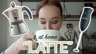 HOW TO MAKE A quotLATTEquot AT HOME moka pot  frother [upl. by Haisa16]