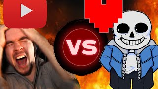 Youtubers React To Beating Sans [upl. by Eleanor840]