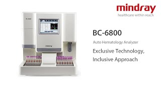 Mindray Auto Hematology Analyzer BC6800 SFCube [upl. by Molton]