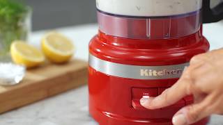 KitchenAid 17L Food Processor  How To Use The Blade Accessories [upl. by Aihtenak346]