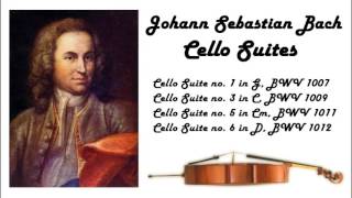 Johann Sebastian Bach  Cello suites in 432 Hz great for reading or studying [upl. by Orvas524]