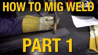 How To MIG Weld MIG Welding Basics Demo Part 1  Eastwood [upl. by Nelyahs74]