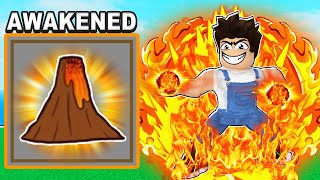 I UNLOCKED AWAKENED MAGMA Showcase Roblox Blox Fruits [upl. by Granlund]