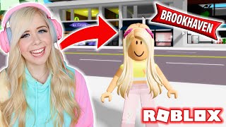 PLAYING BROOKHAVEN FOR THE FIRST TIME ROBLOX BROOKHAVEN [upl. by Llehcim]