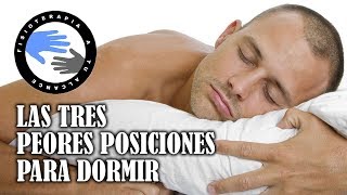 Las tres peores posturas para dormir [upl. by Xer783]